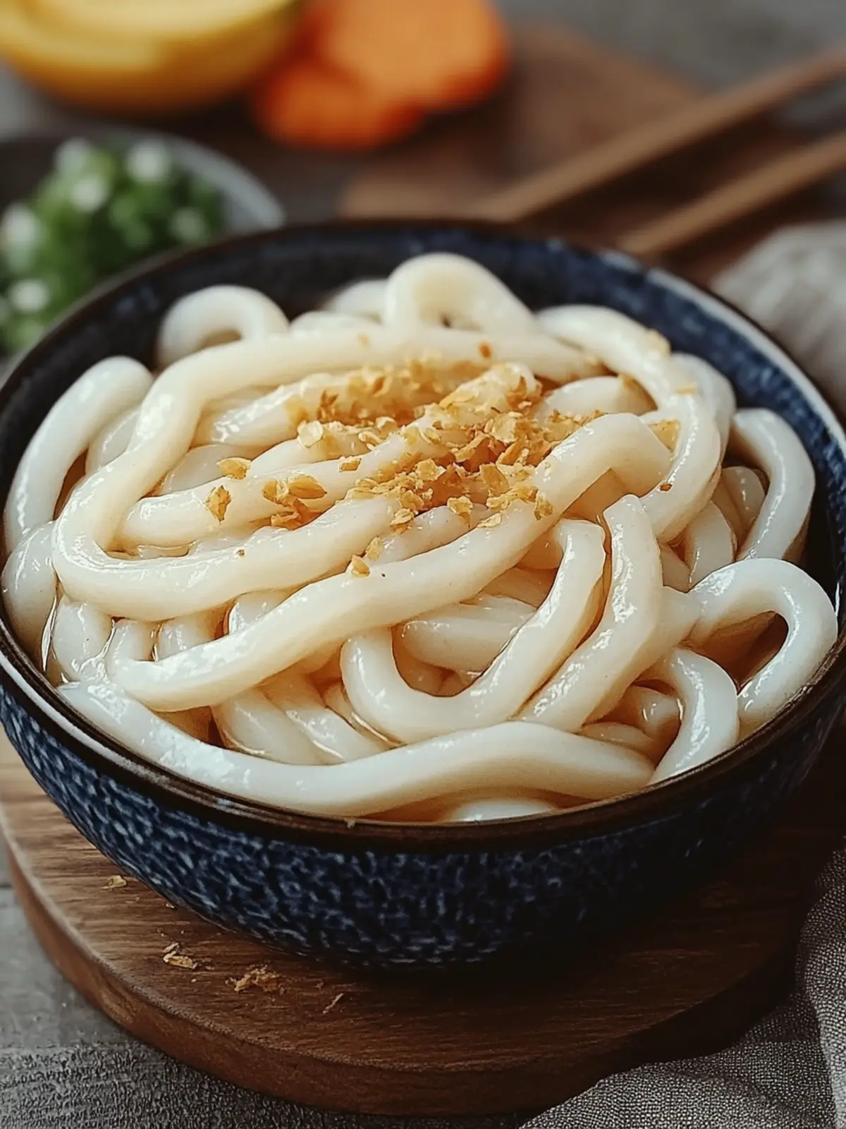 Savory Japanese Udon Noodles: A Homemade Comfort Bowl 2 Japanese Udon (Thick Wheat Noodles)