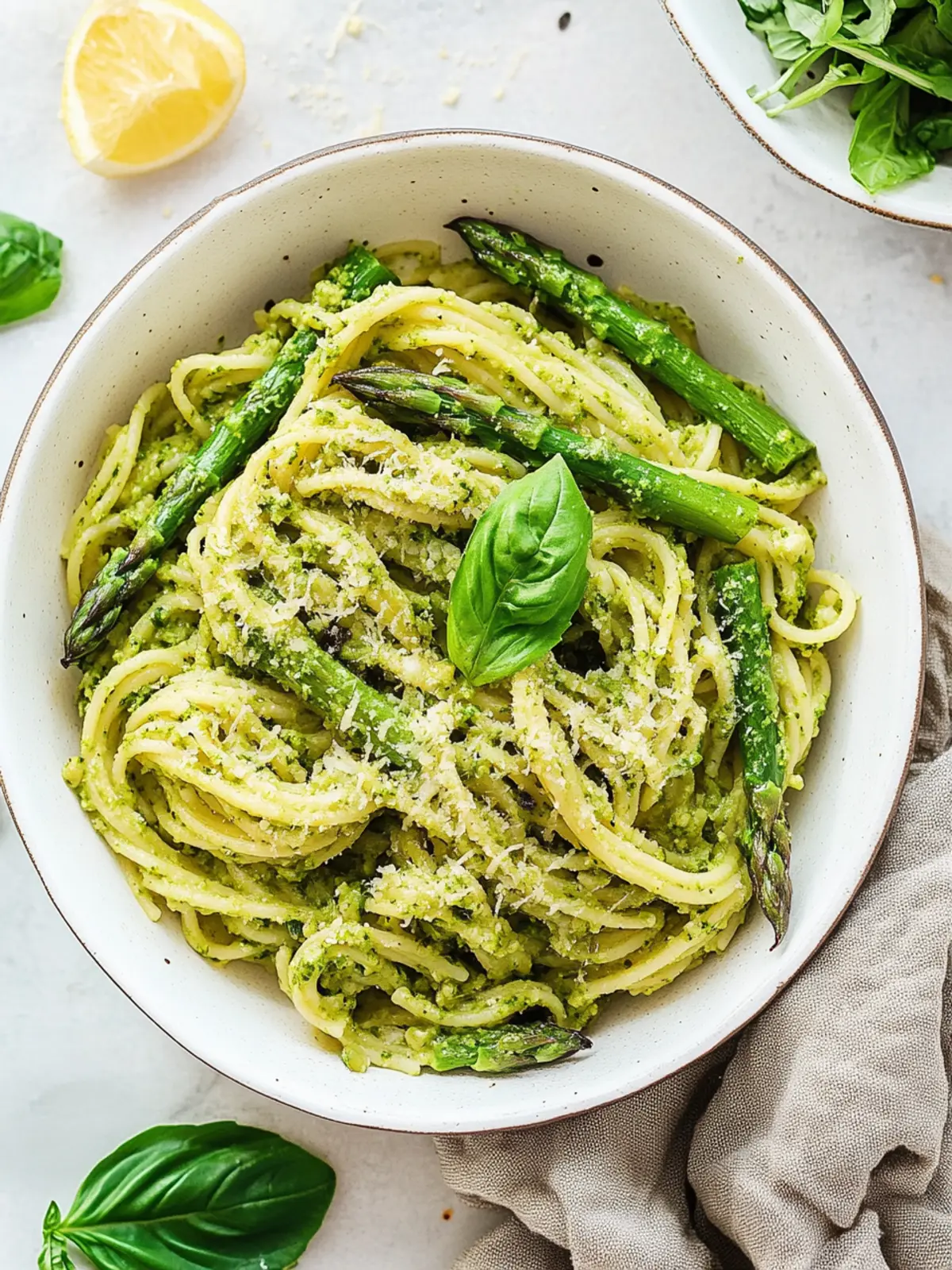 Luscious Asparagus Pesto Pasta for a Fresh Weeknight Dinner 2 Asparagus Pesto Pasta