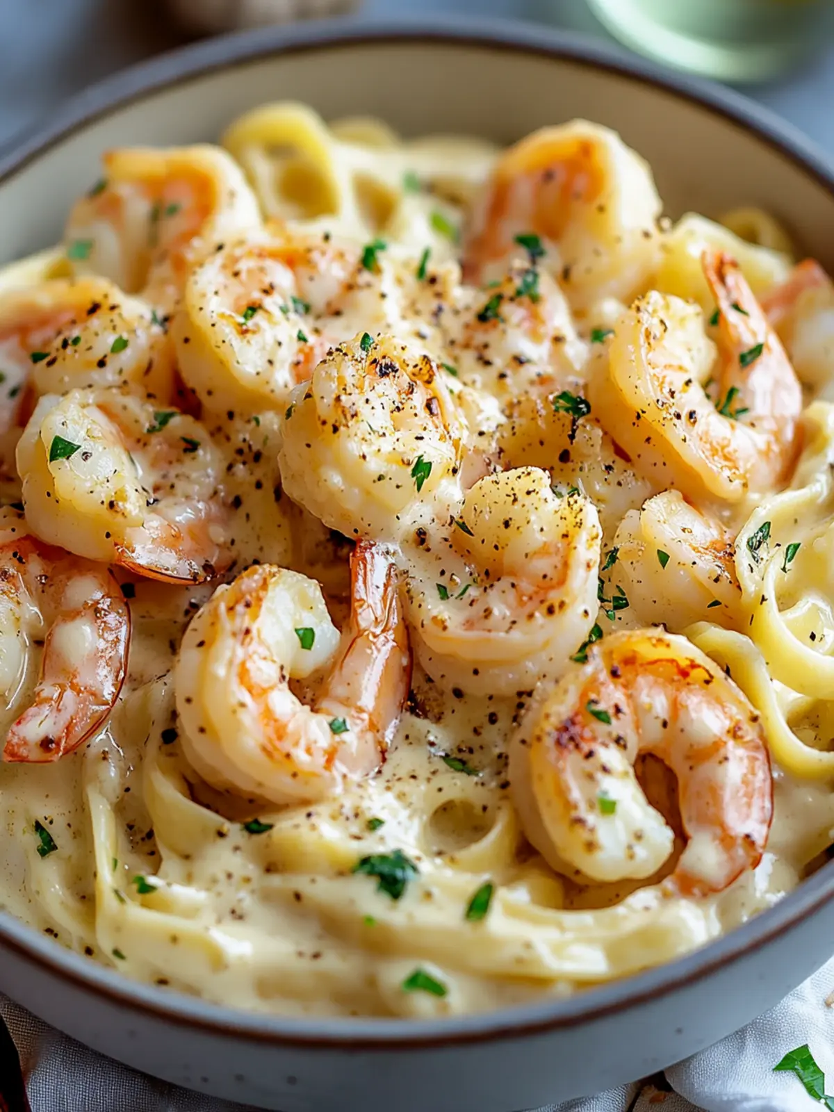 Creamy Garlic Butter Shrimp Alfredo for Cozy Nights In 3 Creamy Garlic Butter Shrimp Alfredo