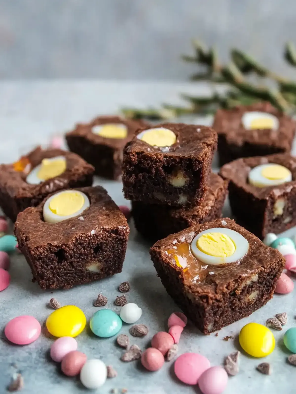 Mini Egg Brownie Bites: Irresistibly Cute Easter Delights 4 Mini Egg Brownie Bites