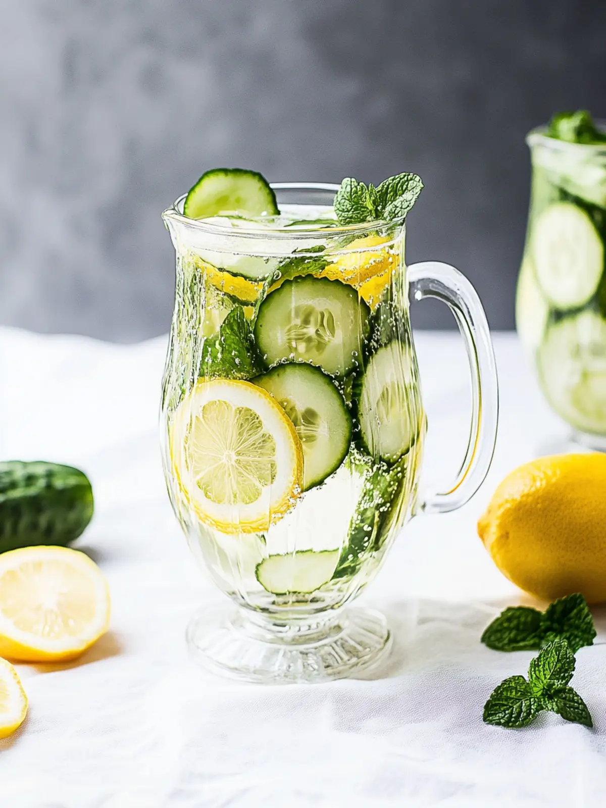 Cucumber Lemon Mint Water Recipe: Your Ultimate Refreshing Drink 3 Cucumber Lemon Mint Water Recipe