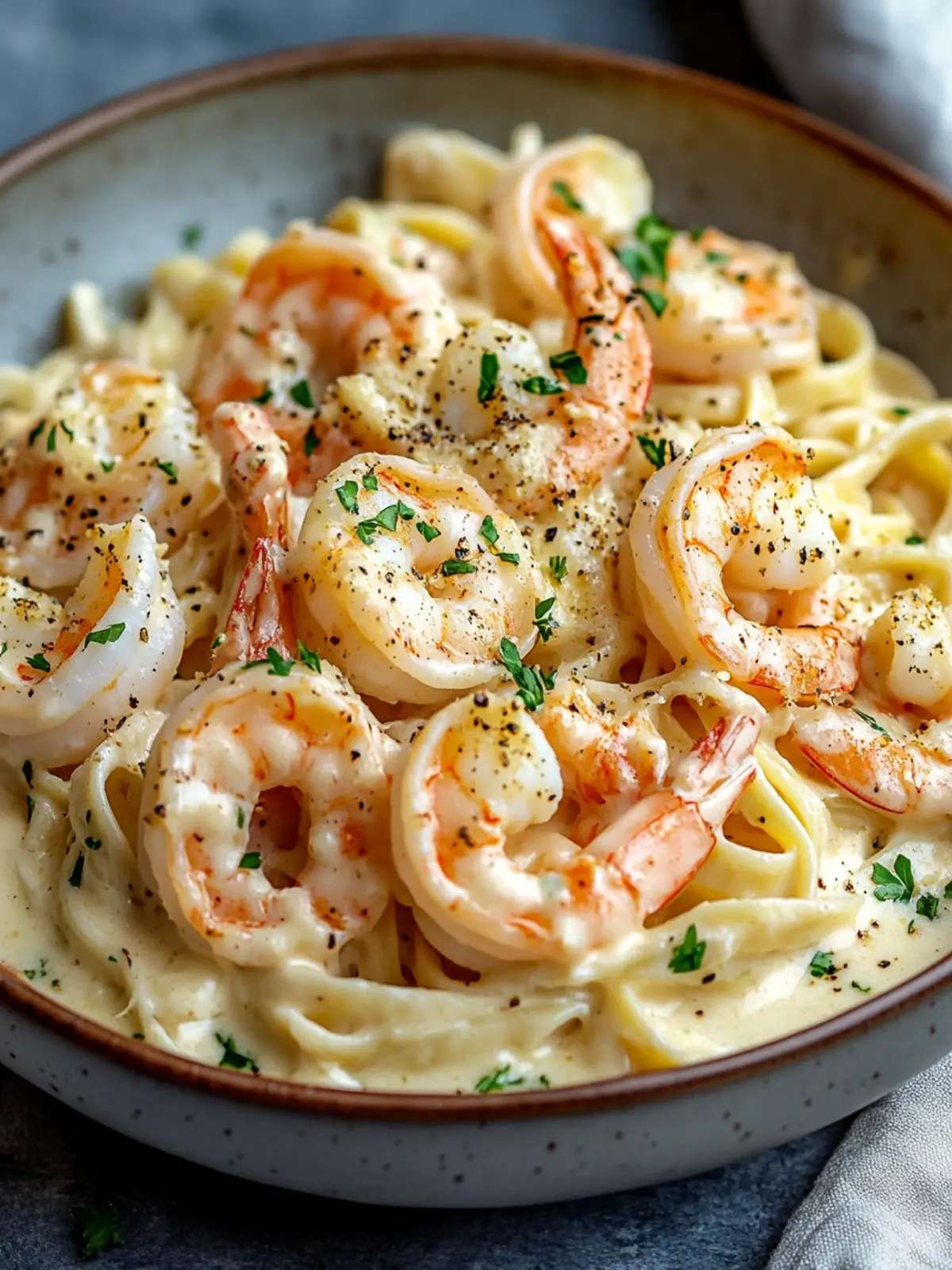 Creamy Garlic Butter Shrimp Alfredo for Cozy Nights In 2 Creamy Garlic Butter Shrimp Alfredo