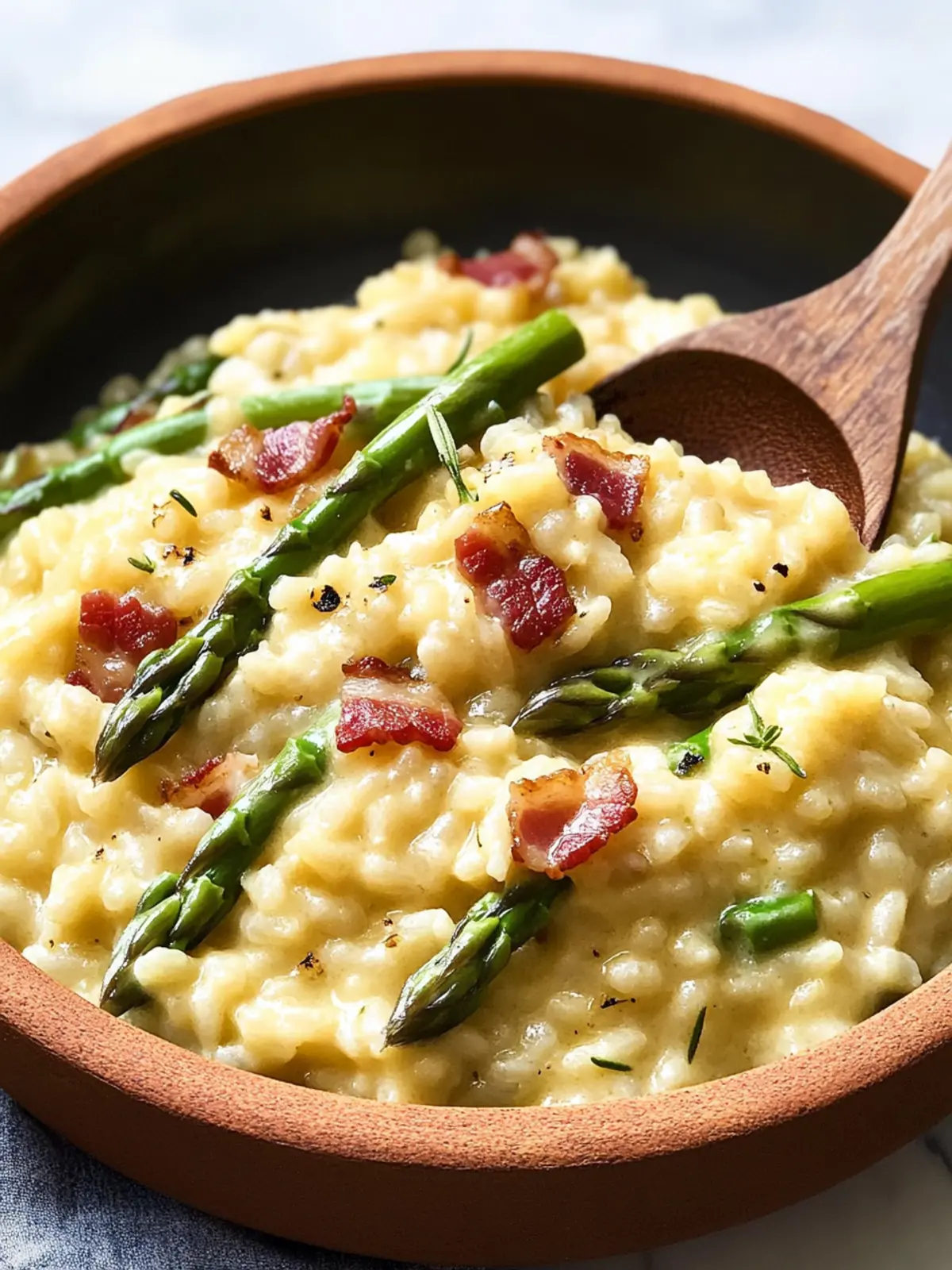 Creamy Asparagus Bacon Risotto: Your New Favorite Comfort Dish 4 Creamy Asparagus Bacon Risotto