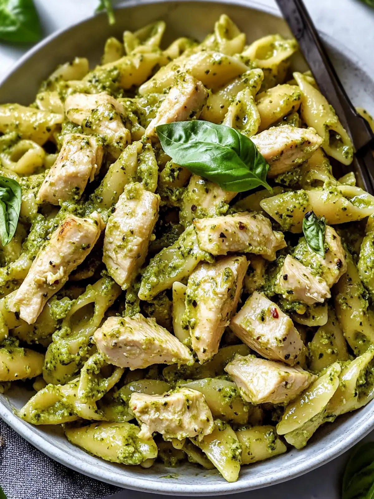 One-Pan Chicken Pesto Pasta for a Quick Weeknight Win 3 Chicken Pesto Pasta