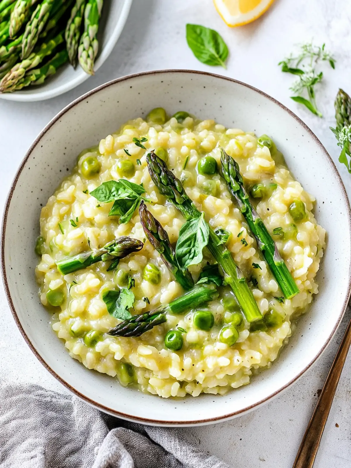 Vegan Asparagus Risotto - Creamy Delight for Your Spring Table 3 Vegan Asparagus Risotto