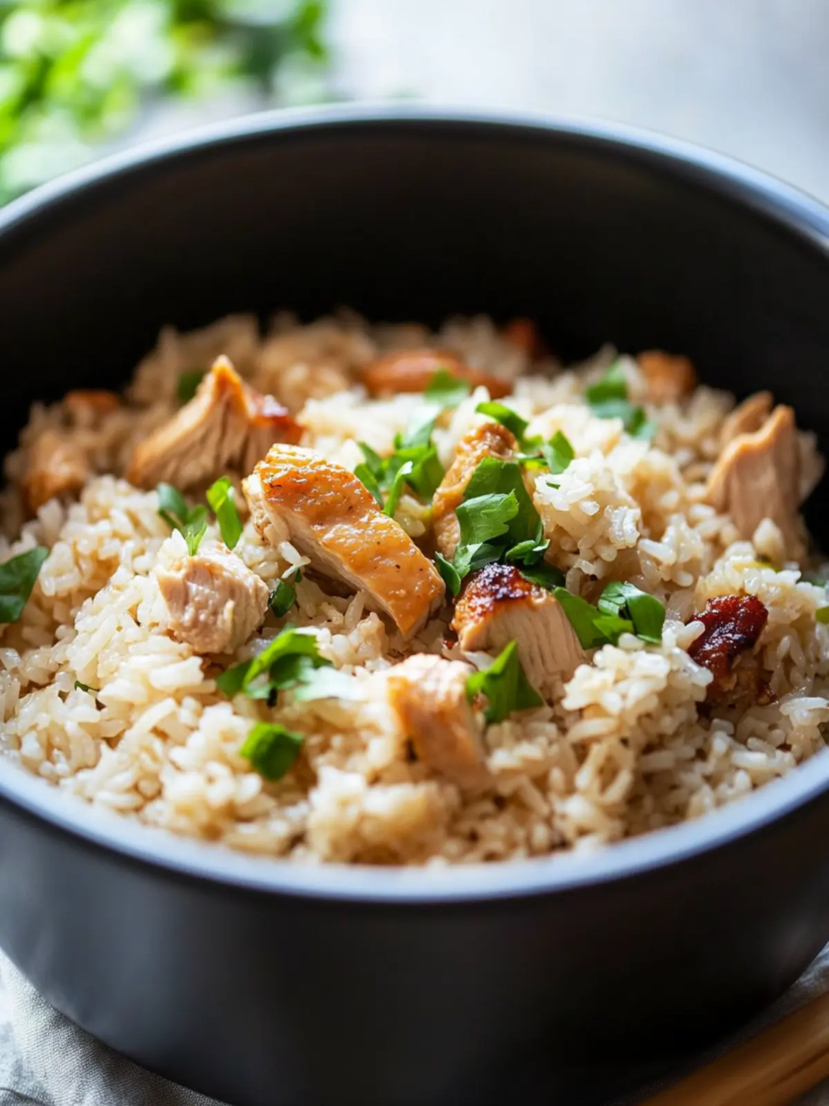 Delicious Rice Cooker Chicken and Rice in Just 25 Minutes 3 Rice Cooker Chicken and Rice