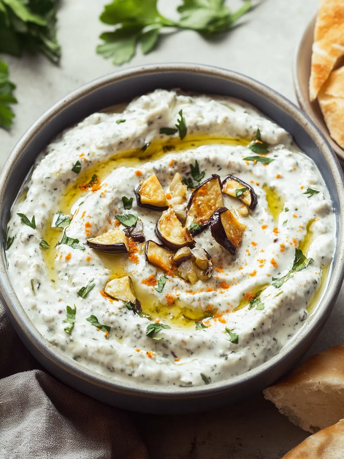 Creamy Borani Bademjan: Irresistible Yogurt Eggplant Dip Recipe 3 Borani Bademjan (Yogurt Eggplant Dip)