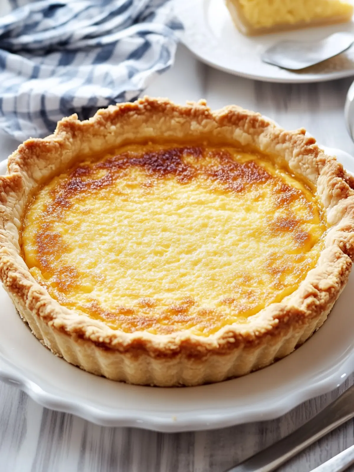 Decadent Chess Pie A Classic Custard Pie with Cornmeal Twist 4 Chess Pie (Custard Pie with Cornmeal)