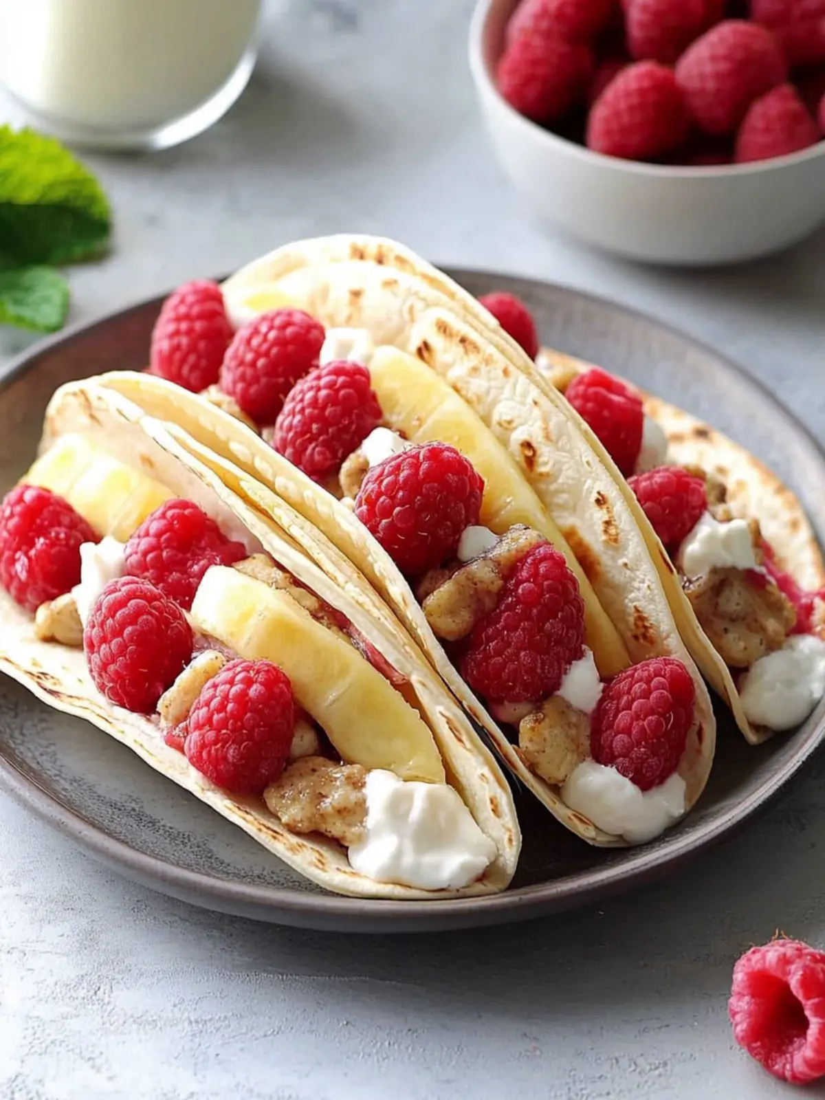 Raspberry-Banana Breakfast Tacos: A Fun Twist on Mornings 3 Raspberry-Banana Breakfast Tacos