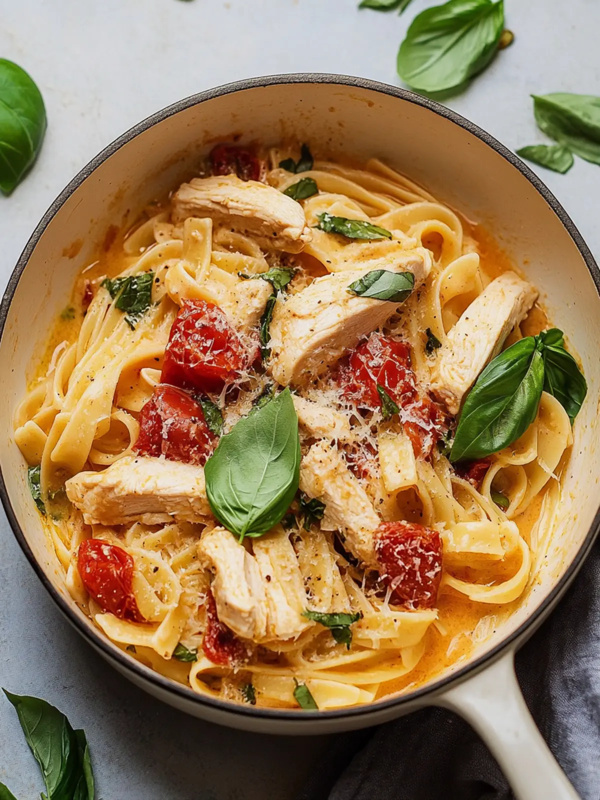 Tuscan Chicken Pasta: Creamy Comfort for Busy Weeknights 2 Tuscan Chicken Pasta