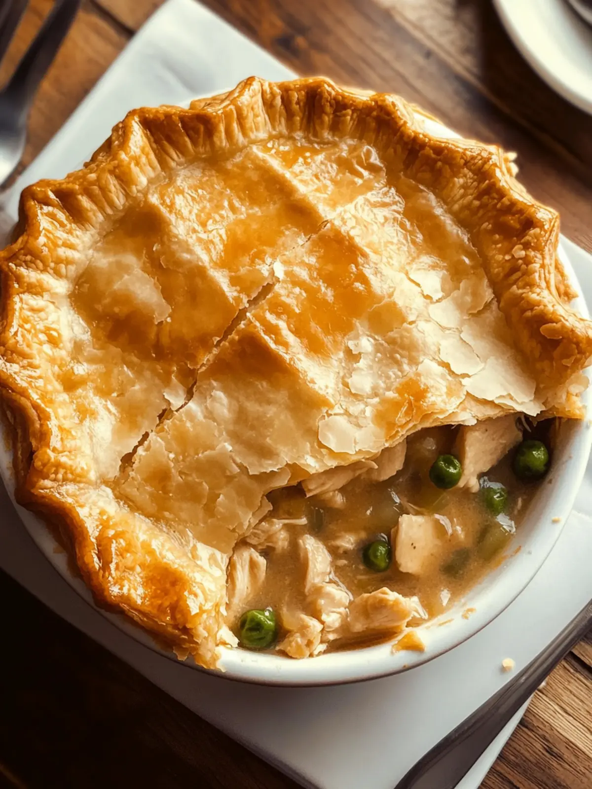 Delicious Chicken Pot Pie: Comforting Pastry-Covered Stew 4 Chicken Pot Pie (Pastry Covered Chicken Stew)