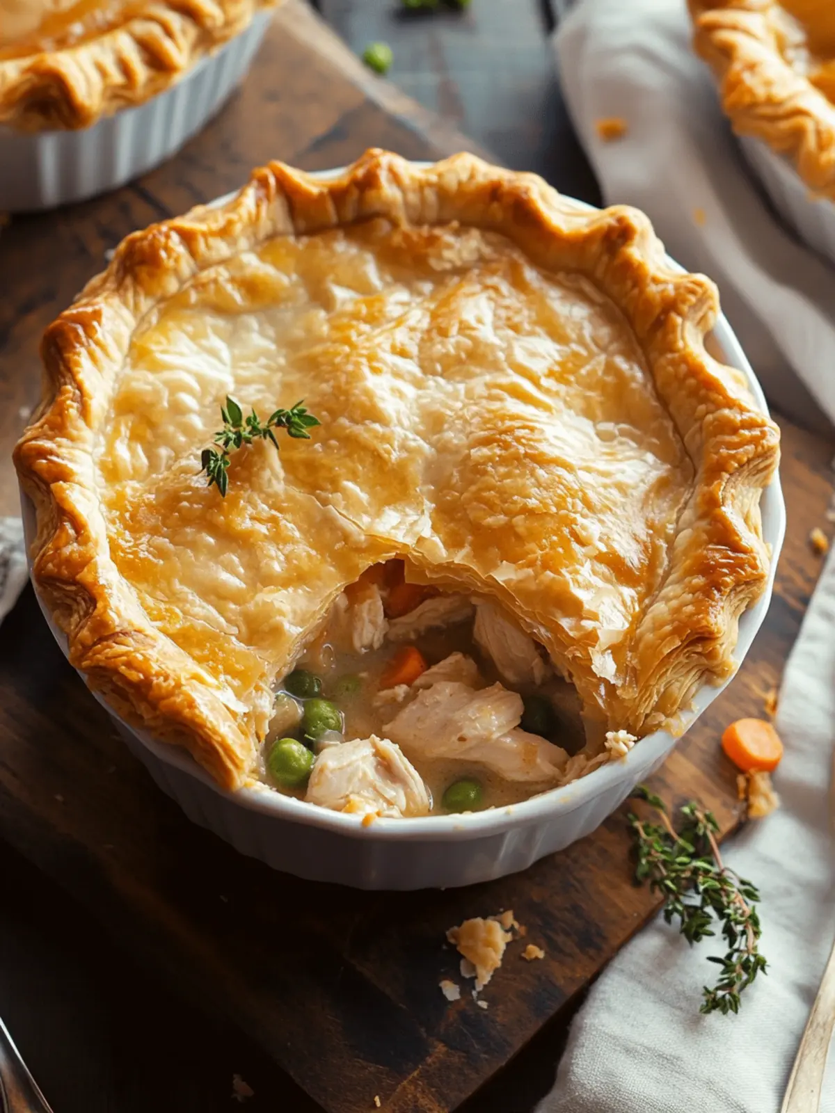 Delicious Chicken Pot Pie: Comforting Pastry-Covered Stew 3 Chicken Pot Pie (Pastry Covered Chicken Stew)
