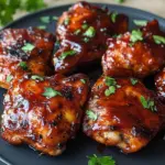 Savory Honey BBQ Chicken Thighs in Air Fryer Made Easy 8 Honey BBQ Chicken Thighs In Air Fryer