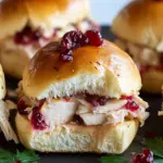 Savory Turkey Cranberry Sliders Ready in 20 Minutes 10 Turkey Cranberry Sliders ready in 20 minutes
