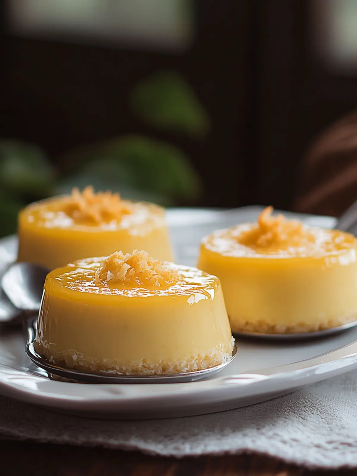 Decadent Brazilian Quindim: Irresistible Coconut Custard Delight 5 Brazilian Quindim (Coconut Custard)