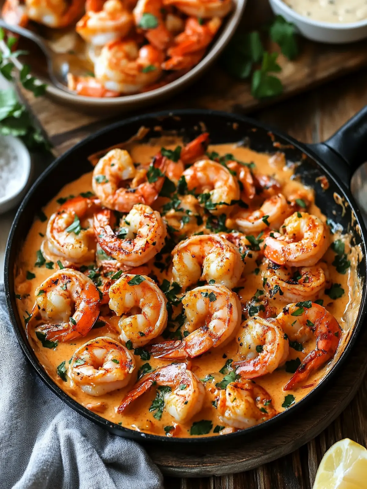 Creamy Garlic-Paprika Shrimp Skillet Recipe for Quick Elegance 3 Creamy Garlic-paprika Shrimp Skillet Recipe