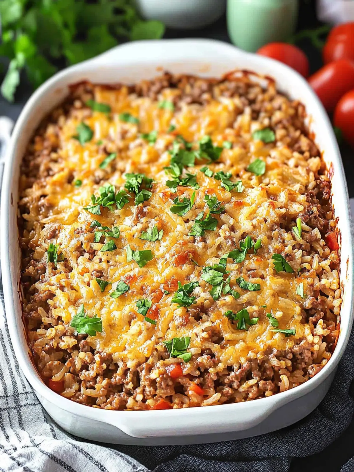 Satisfying Hamburger Rice Casserole in Just 35 Minutes 2 Hamburger Rice Casserole