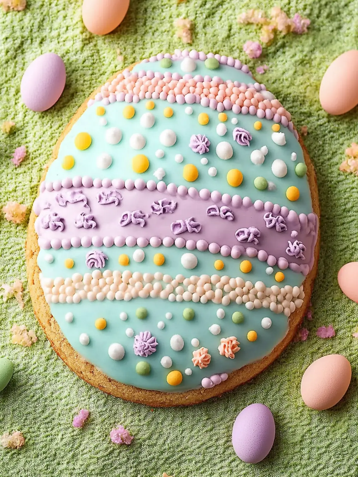 Delightful Giant Easter Egg Cookie That's a Showstopper! 4 Giant Easter Egg Cookie