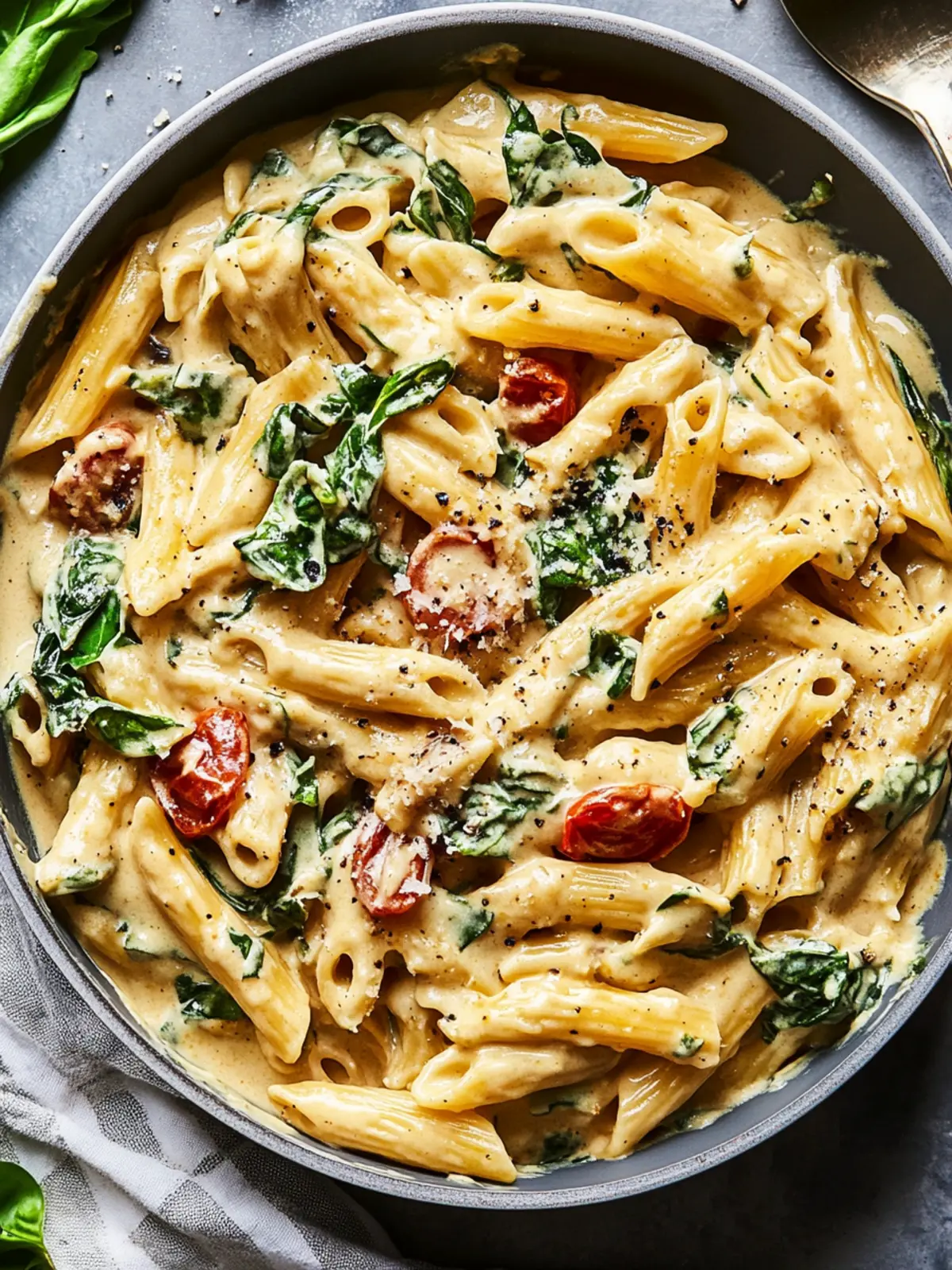 Vegan Creamy Tuscan Pasta in 30 Minutes of Pure Bliss 2 Vegan Creamy Tuscan Pasta