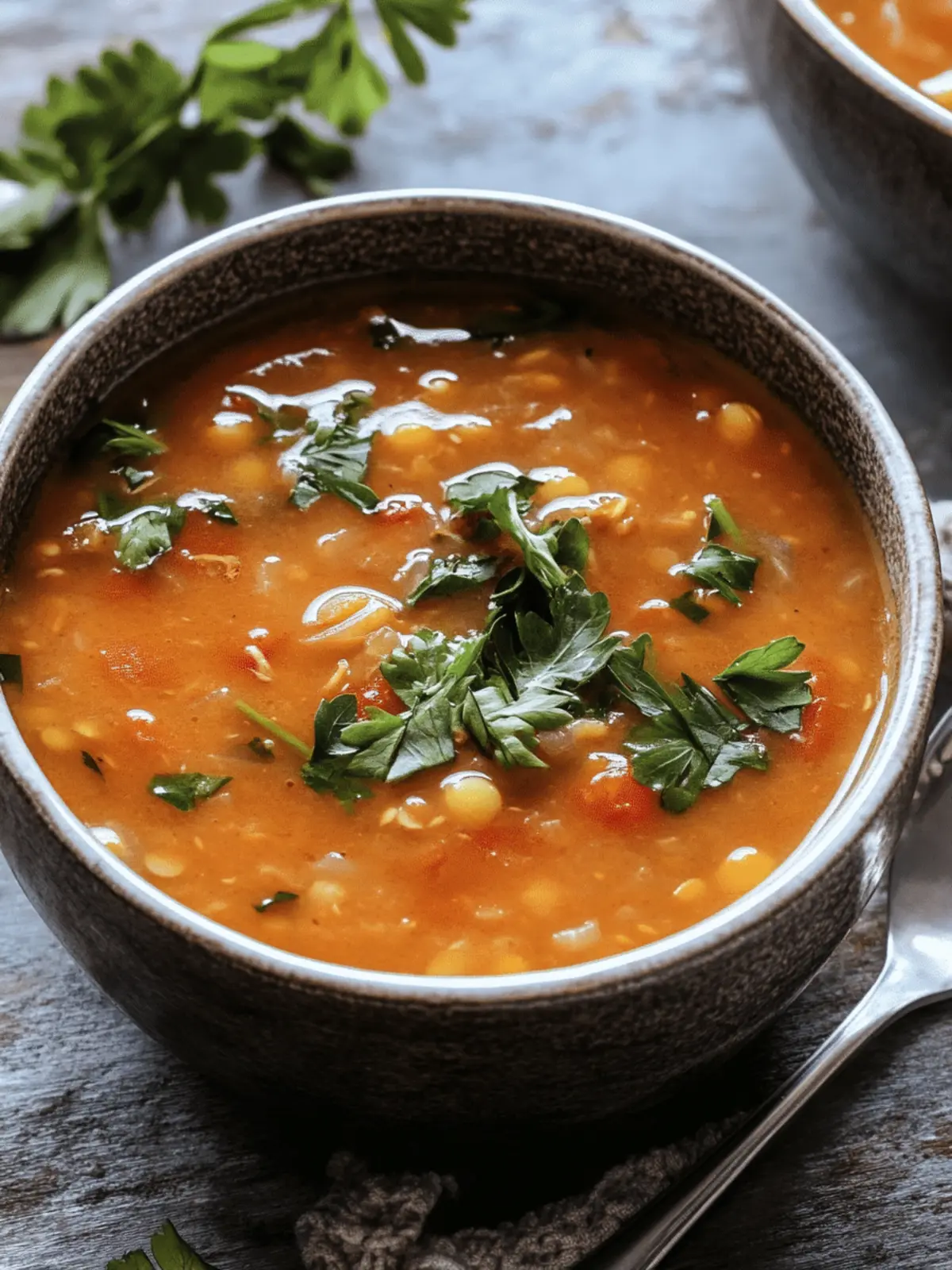 Hearty Moroccan Harira: Your Comforting Tomato & Lentil Soup 4 Moroccan Harira (Tomato and Lentil Soup)