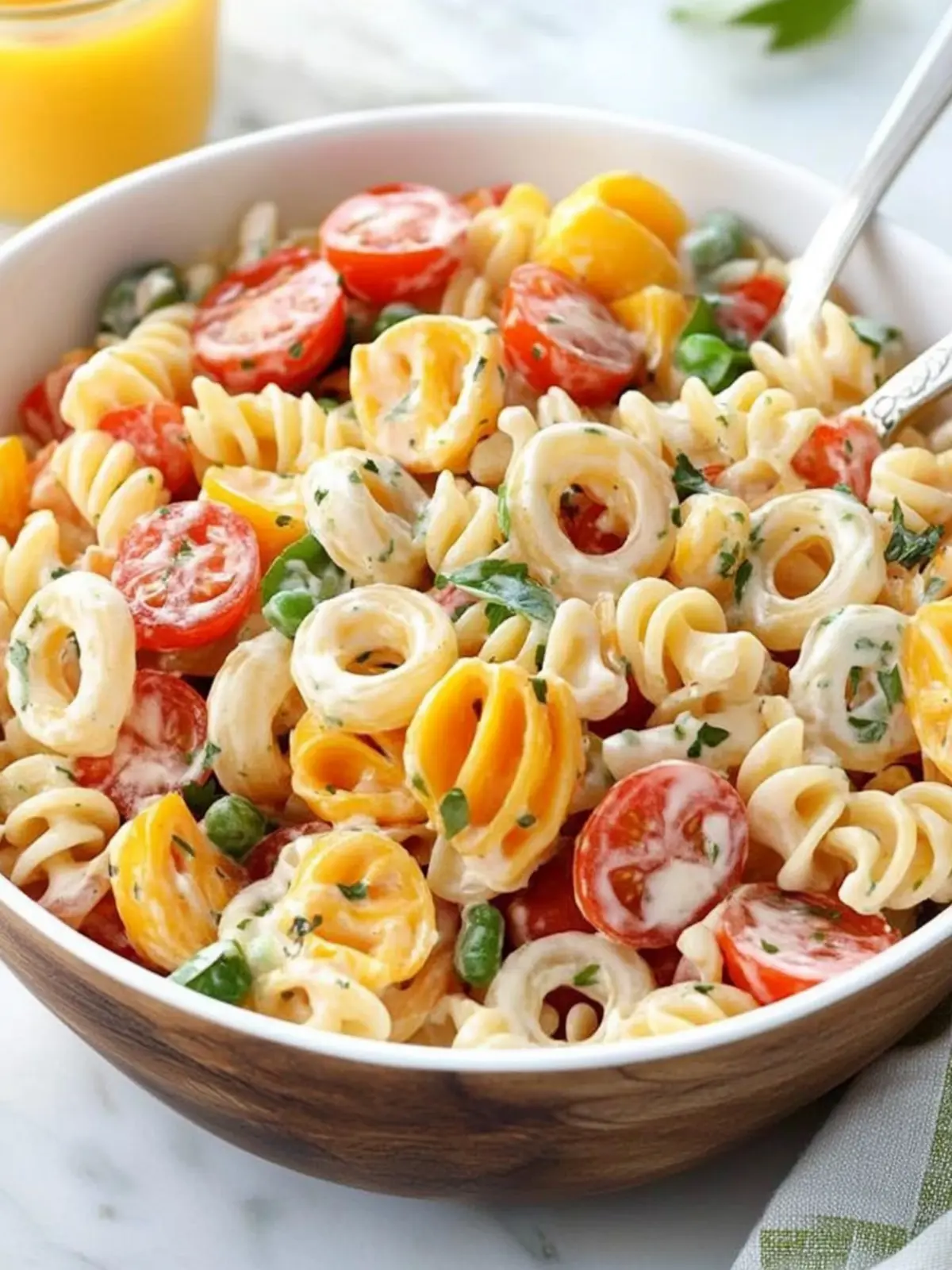 Wagon Wheel Pasta Salad: A Fun Twist for Summer Gatherings 2 Wagon Wheel Pasta Salad