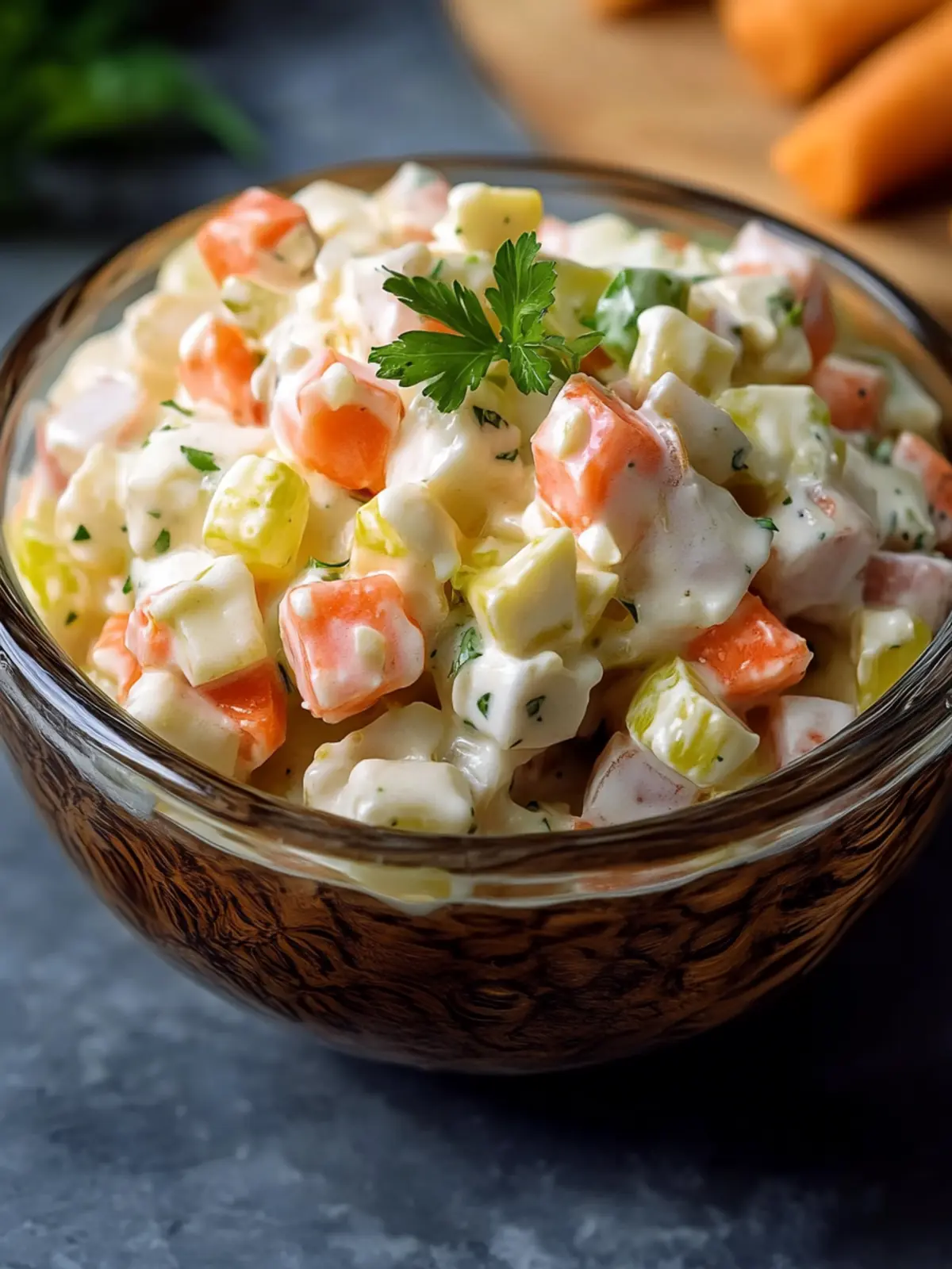 Creamy Argentine Ensalada Rusa: Perfect for Festive Feasts 2 Argentine Ensalada Rusa (Russian Salad)