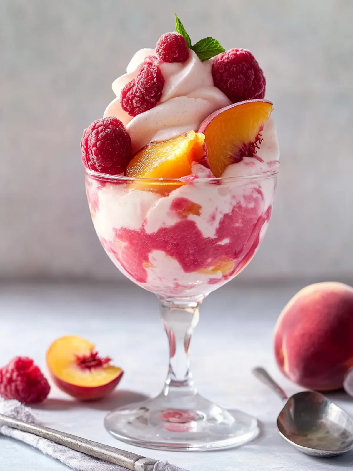 Irresistible Peach Melba: Summer's Ultimate No-Bake Dessert 3 Peach Melba