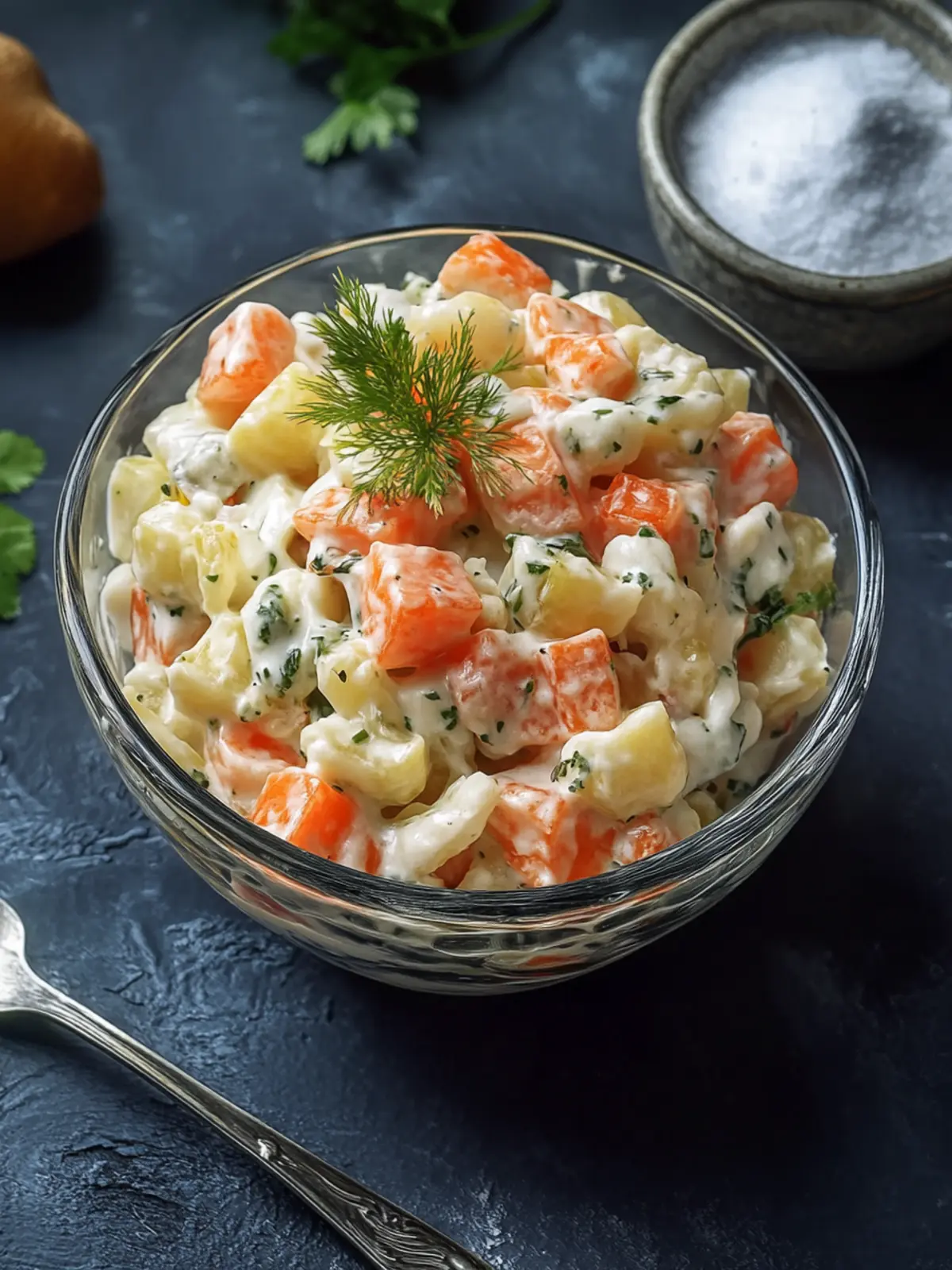 Creamy Argentine Ensalada Rusa: Perfect for Festive Feasts 4 Argentine Ensalada Rusa (Russian Salad)