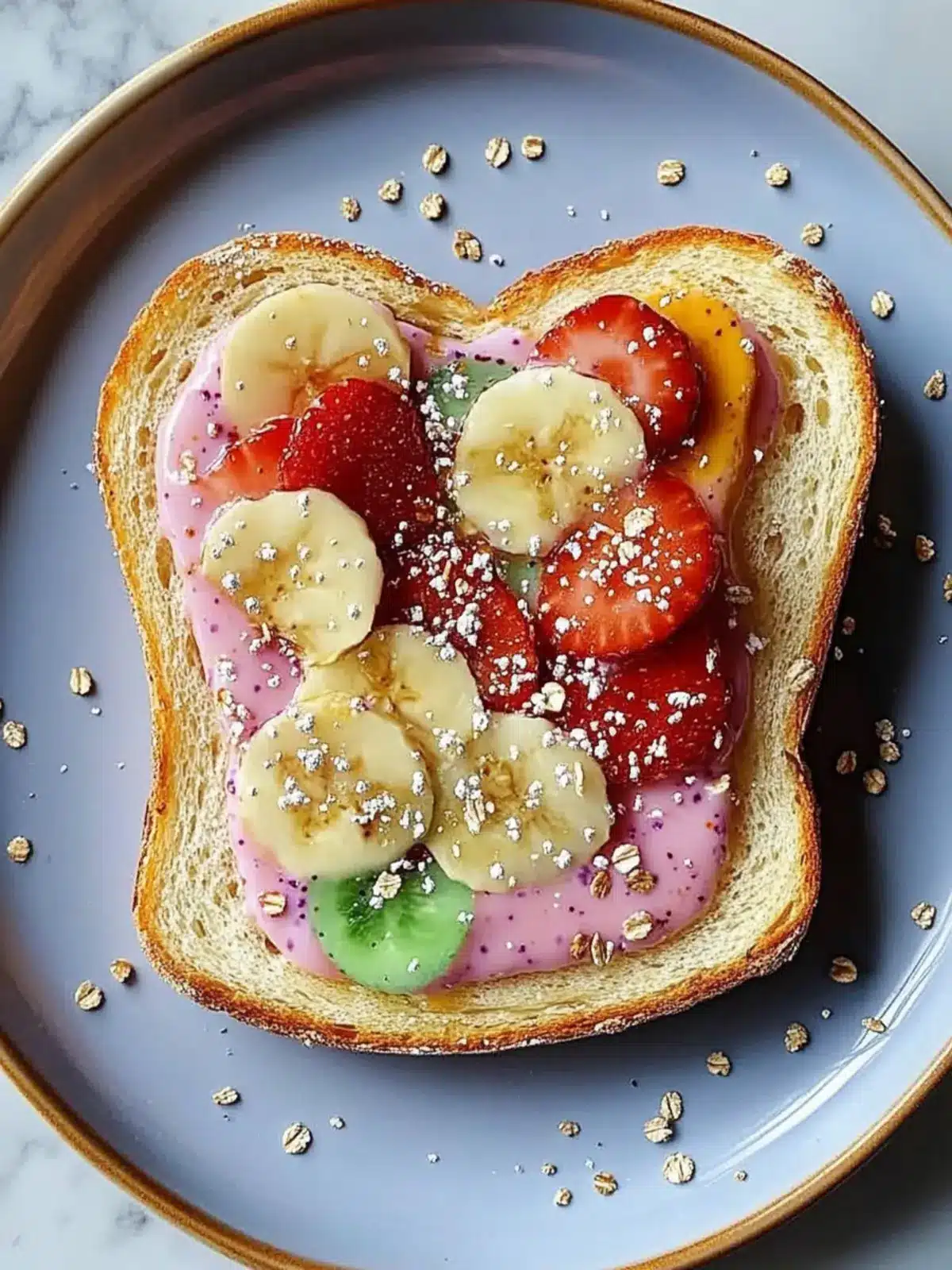 Whimsical Princess Toast: A Colorful Breakfast Delight 5 Princess Toast