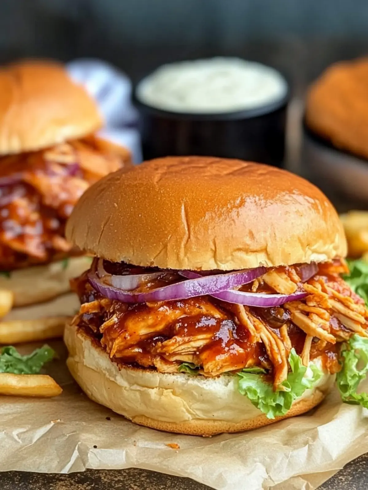 Zesty Slow Cooker BBQ Chicken Sandwiches in Just 5 Steps 5 Zesty Slow Cooker BBQ Chicken Sandwiches