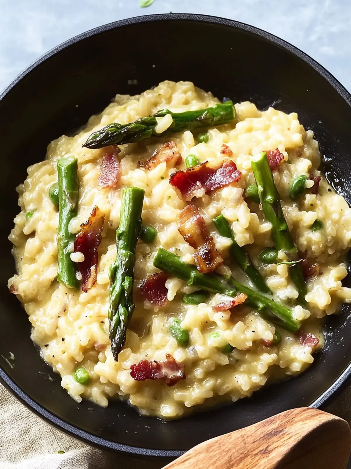 Creamy Asparagus Bacon Risotto: Your New Favorite Comfort Dish 5 Creamy Asparagus Bacon Risotto