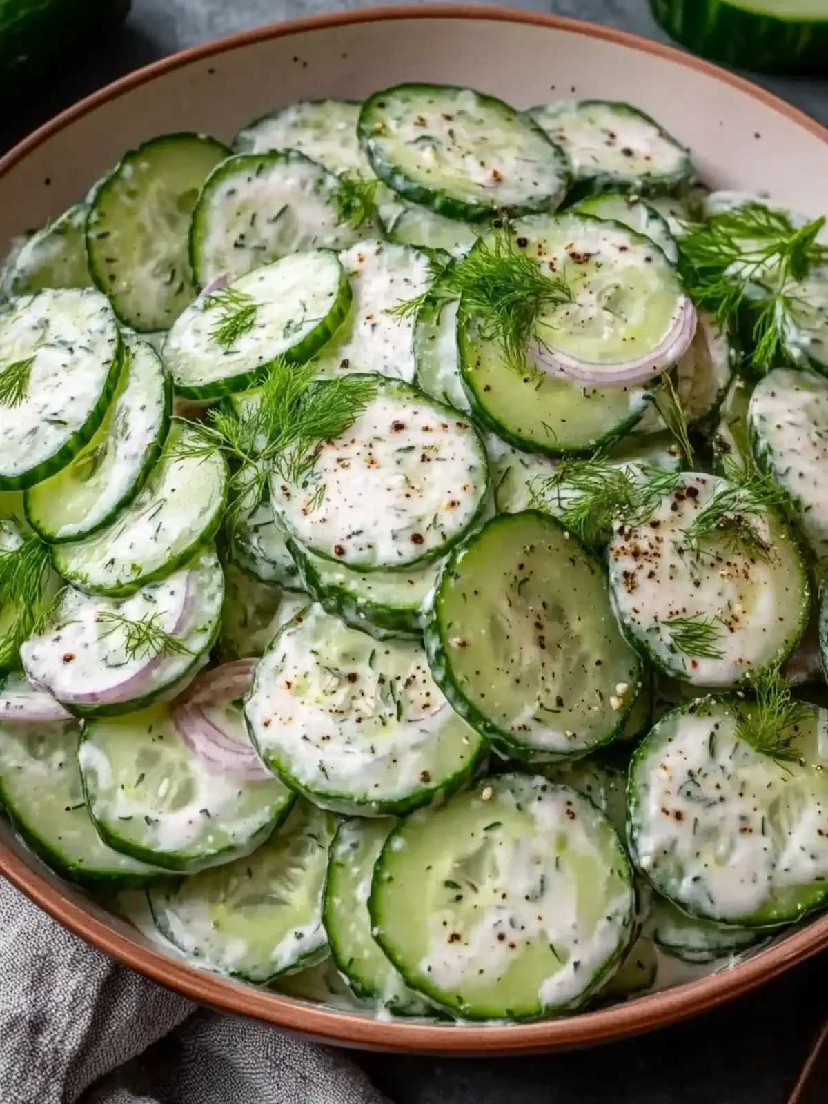 Creamy Cucumber Salad: Your New Refreshing Summer Favorite 5 Creamy Cucumber Salad