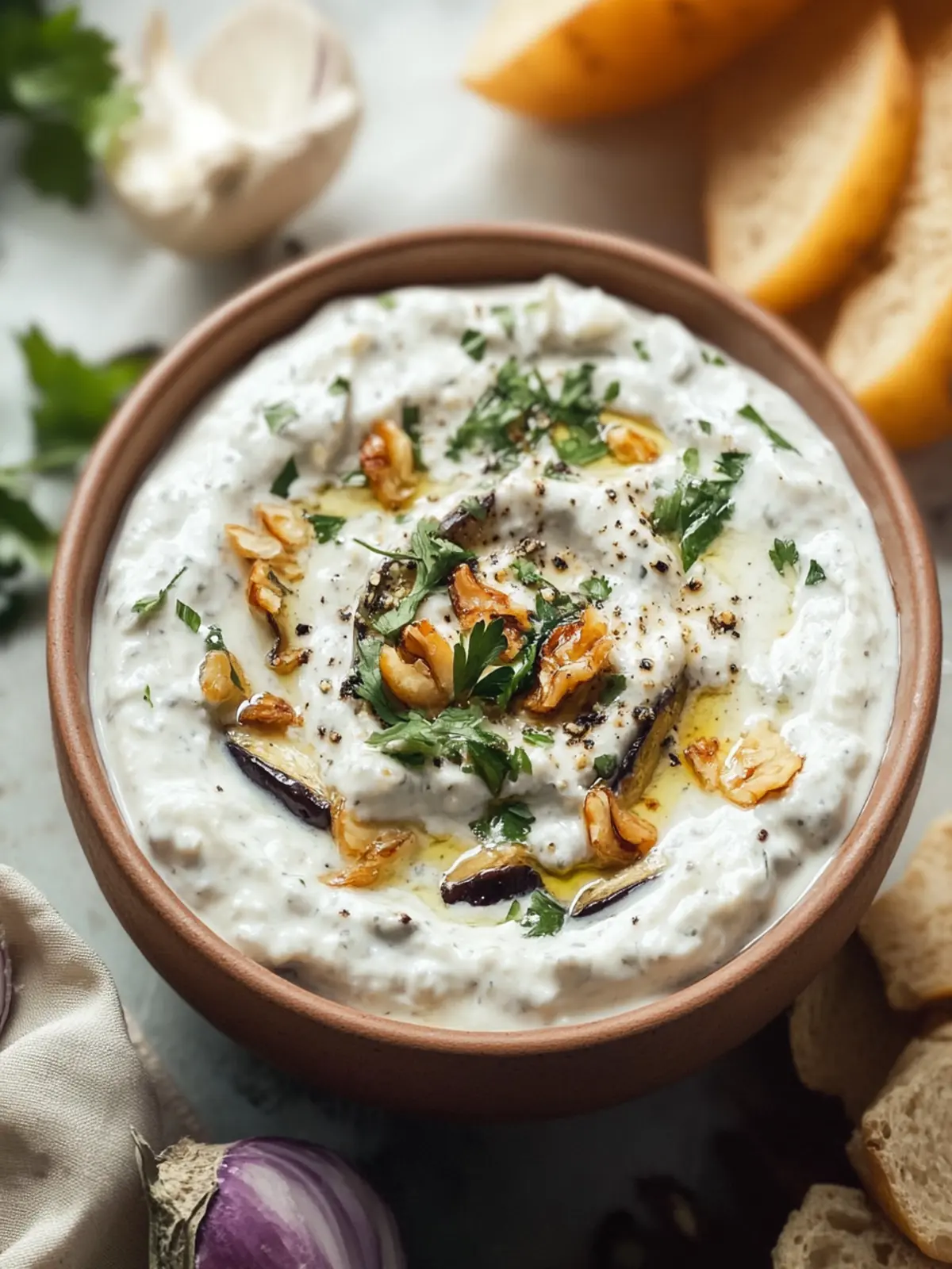 Creamy Borani Bademjan: Irresistible Yogurt Eggplant Dip Recipe 2 Borani Bademjan (Yogurt Eggplant Dip)