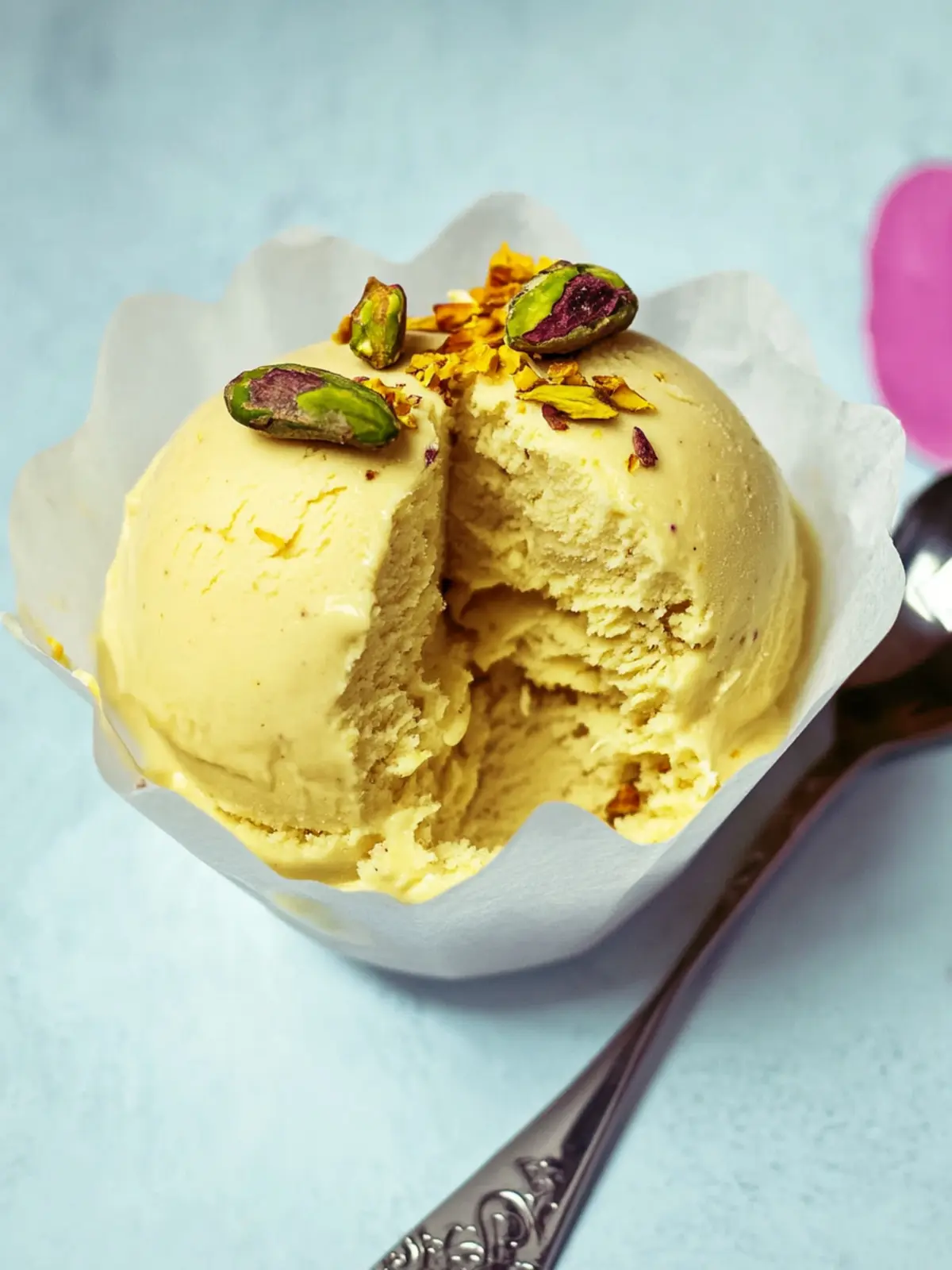 Bastani Sonnati: Creamy Saffron Pistachio Ice Cream Delight 5 Bastani Sonnati (Saffron Pistachio Ice Cream)