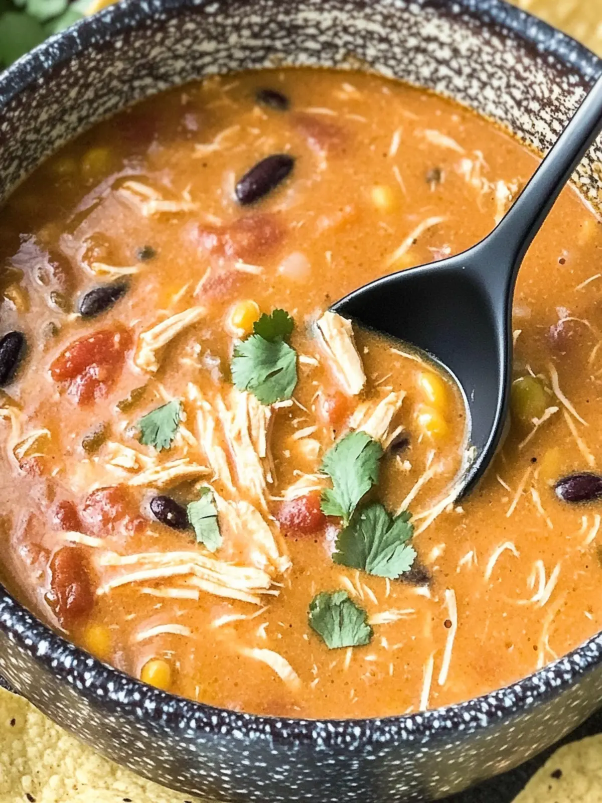 Creamy Crockpot Chicken Enchilada Soup for Cozy Nights 3 Crockpot Chicken Enchilada Soup