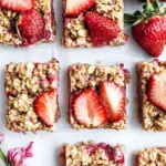 Strawberry Rhubarb Oatmeal Bars with Fresh Fruit Bliss 10 Strawberry rhubarb oatmeal bars with fresh fruit