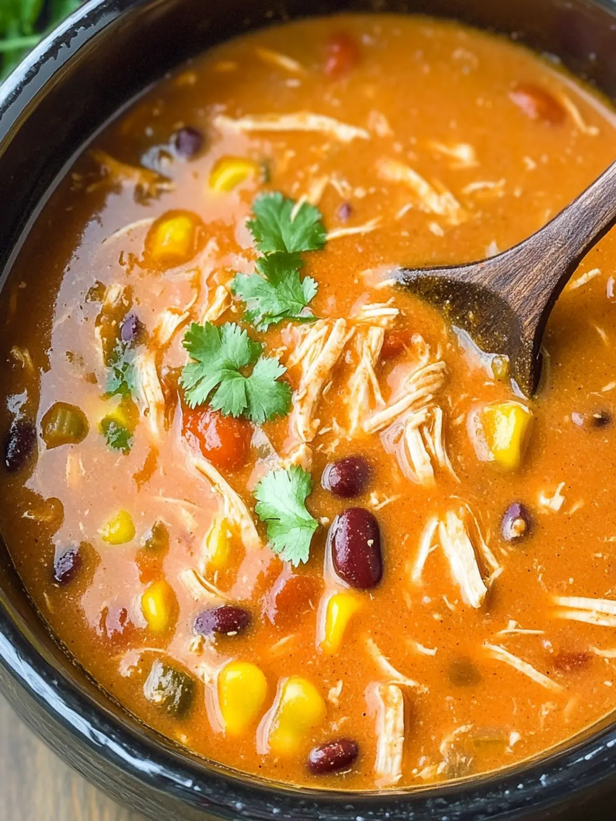 Creamy Crockpot Chicken Enchilada Soup for Cozy Nights 4 Crockpot Chicken Enchilada Soup