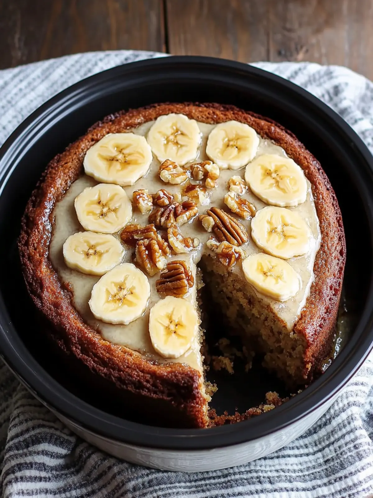 Irresistible Slow Cooker Banana Nut Cake You'll Adore 3 Slow Cooker Banana Nut Cake