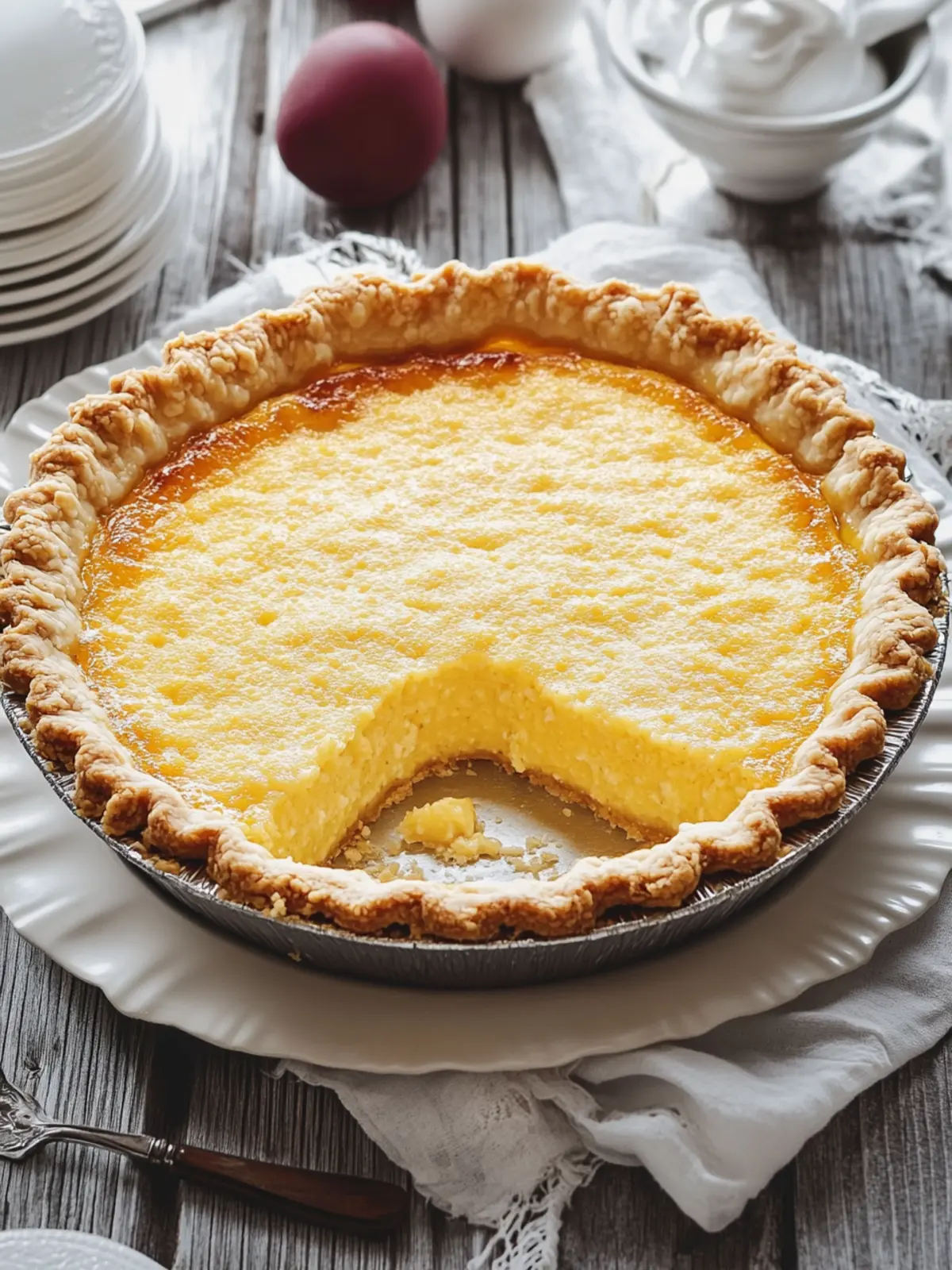 Decadent Chess Pie A Classic Custard Pie with Cornmeal Twist 3 Chess Pie (Custard Pie with Cornmeal)