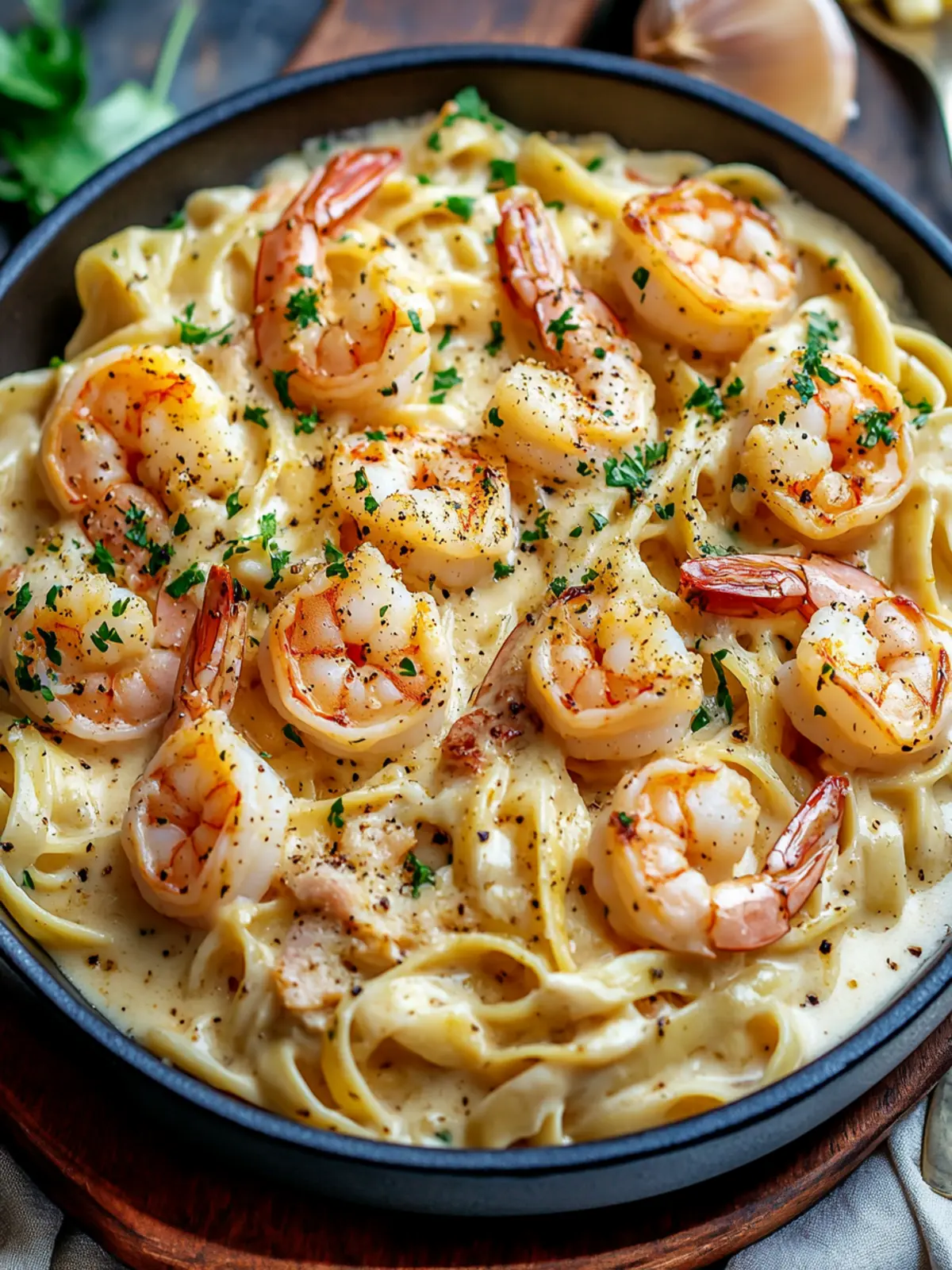 Creamy Garlic Butter Shrimp Alfredo for Cozy Nights In 5 Creamy Garlic Butter Shrimp Alfredo