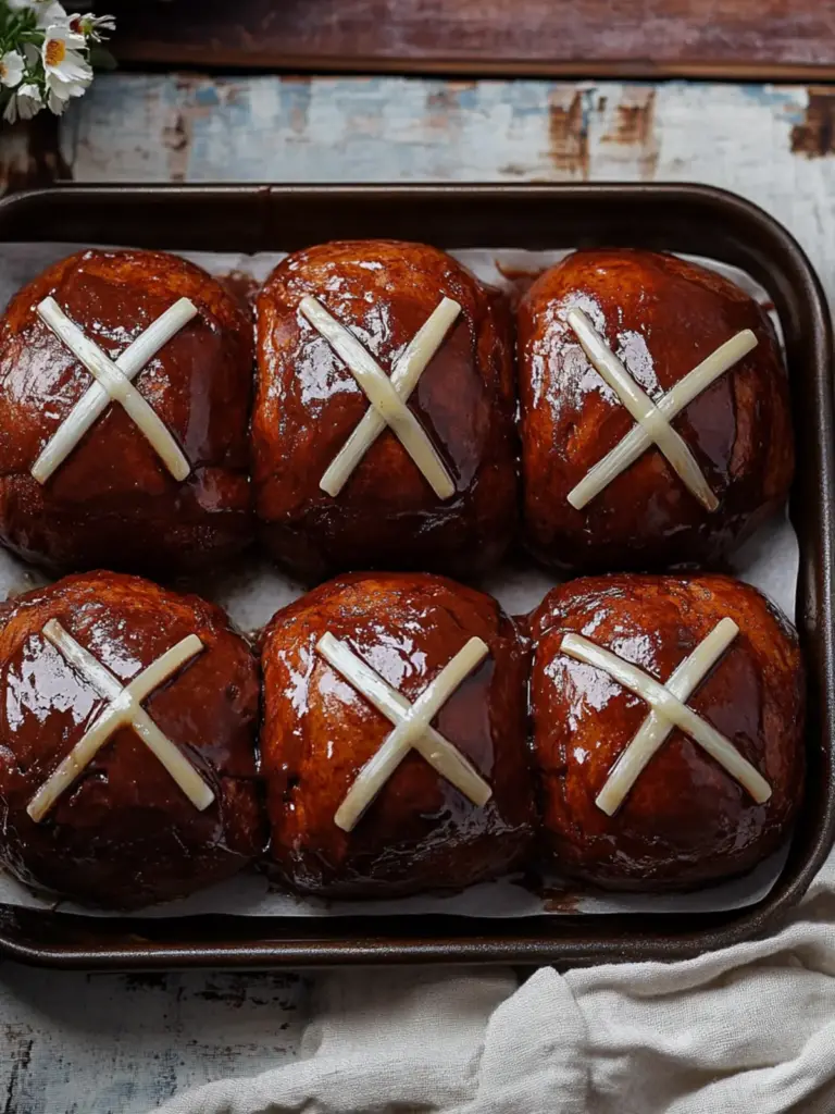 Chocolate Hot Cross Buns Recipe