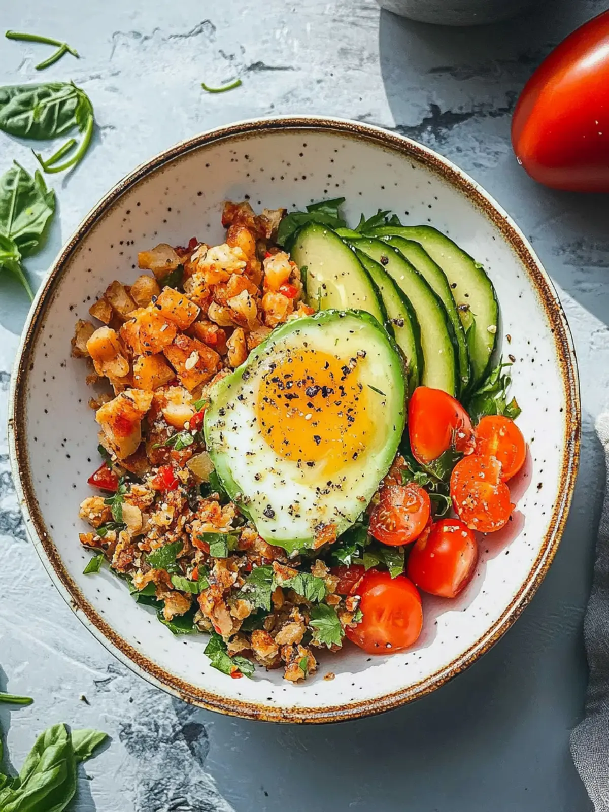 Savory Breakfast Bowl: High-Protein Power Start to Your Day 4 Savory Breakfast Bowl