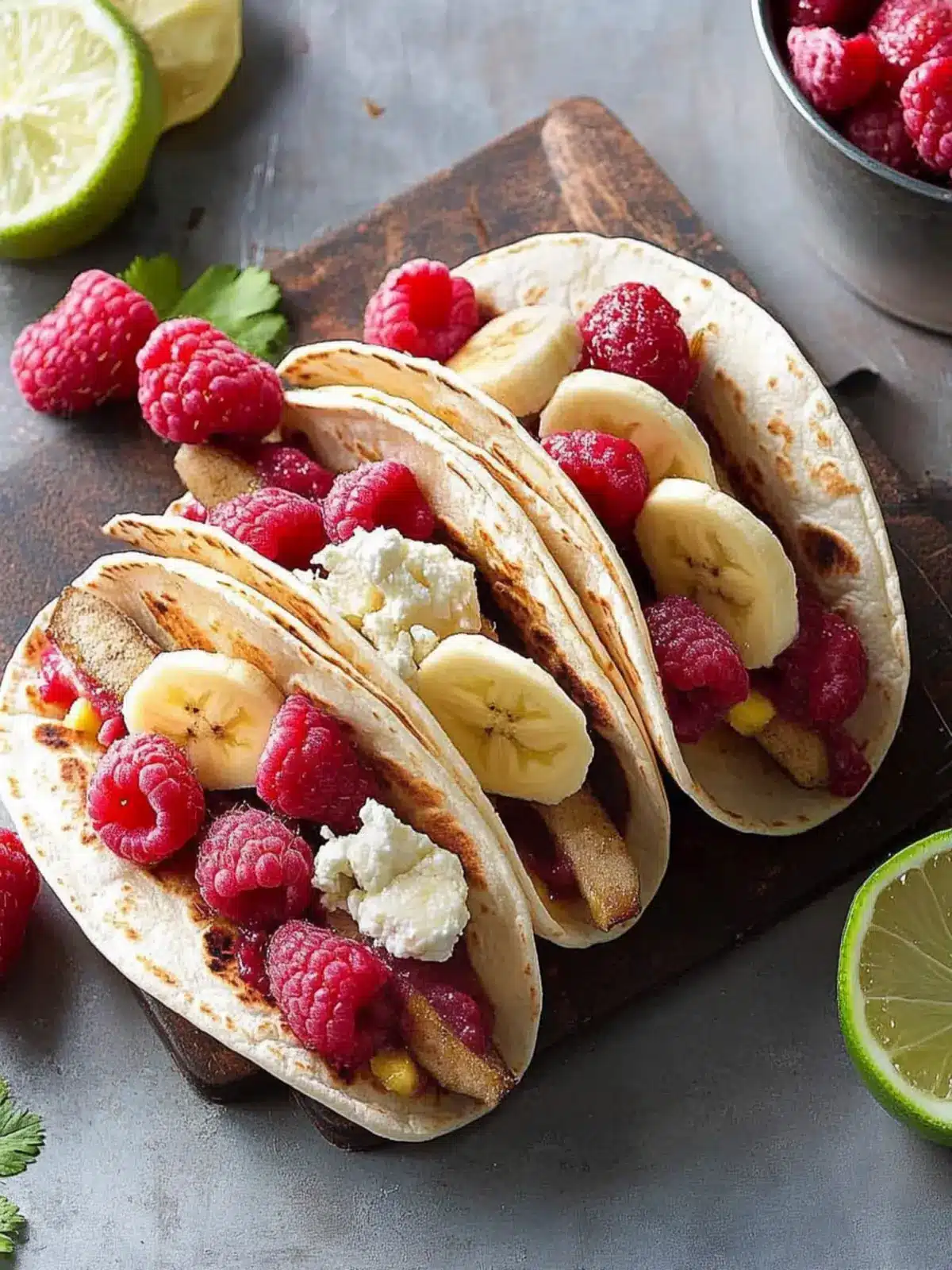Raspberry-Banana Breakfast Tacos: A Fun Twist on Mornings 5 Raspberry-Banana Breakfast Tacos
