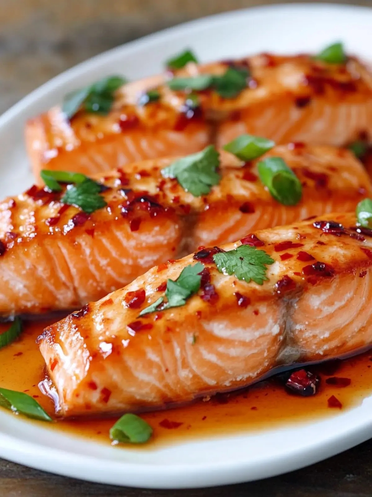 Broiled Salmon with Thai Sweet Chili Glaze in 30 Minutes! 3 Broiled Salmon with Thai Sweet Chili Glaze