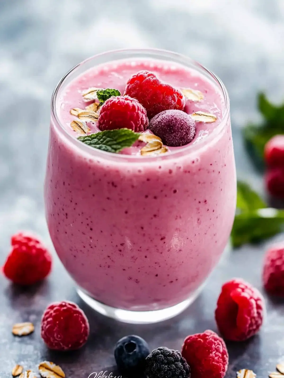 Delicious Mixed Berry Oatmeal Smoothie for a Quick Energizing Breakfast 5 Mixed Berry Oatmeal Smoothie