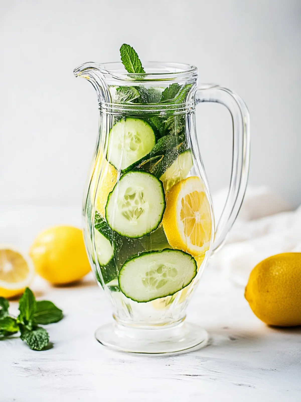 Cucumber Lemon Mint Water Recipe: Your Ultimate Refreshing Drink 2 Cucumber Lemon Mint Water Recipe