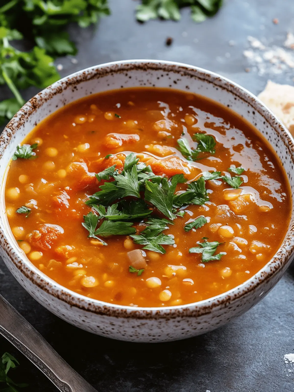 Hearty Moroccan Harira: Your Comforting Tomato & Lentil Soup 2 Moroccan Harira (Tomato and Lentil Soup)