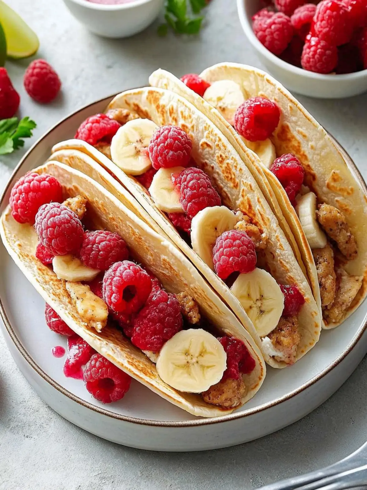 Raspberry-Banana Breakfast Tacos: A Fun Twist on Mornings 4 Raspberry-Banana Breakfast Tacos