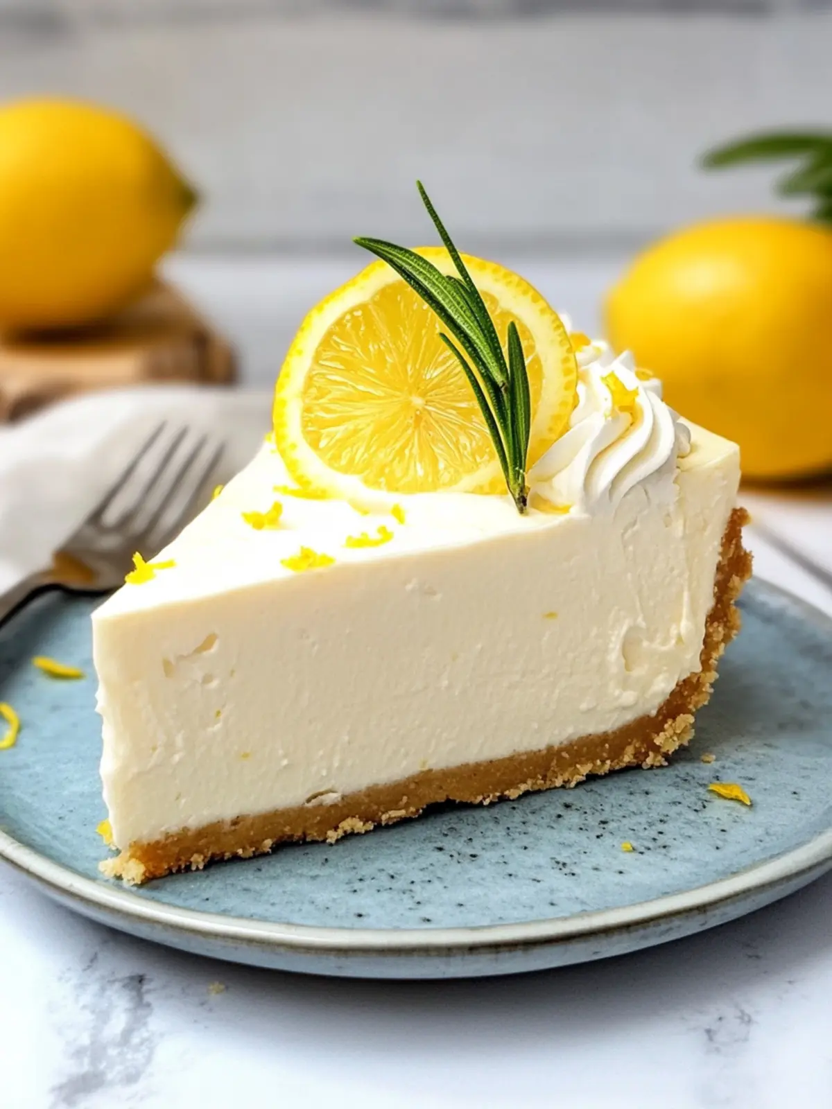 No Bake Lemon Cheesecake: Your Dream Summer Dessert! 4 No Bake Lemon Cheesecake