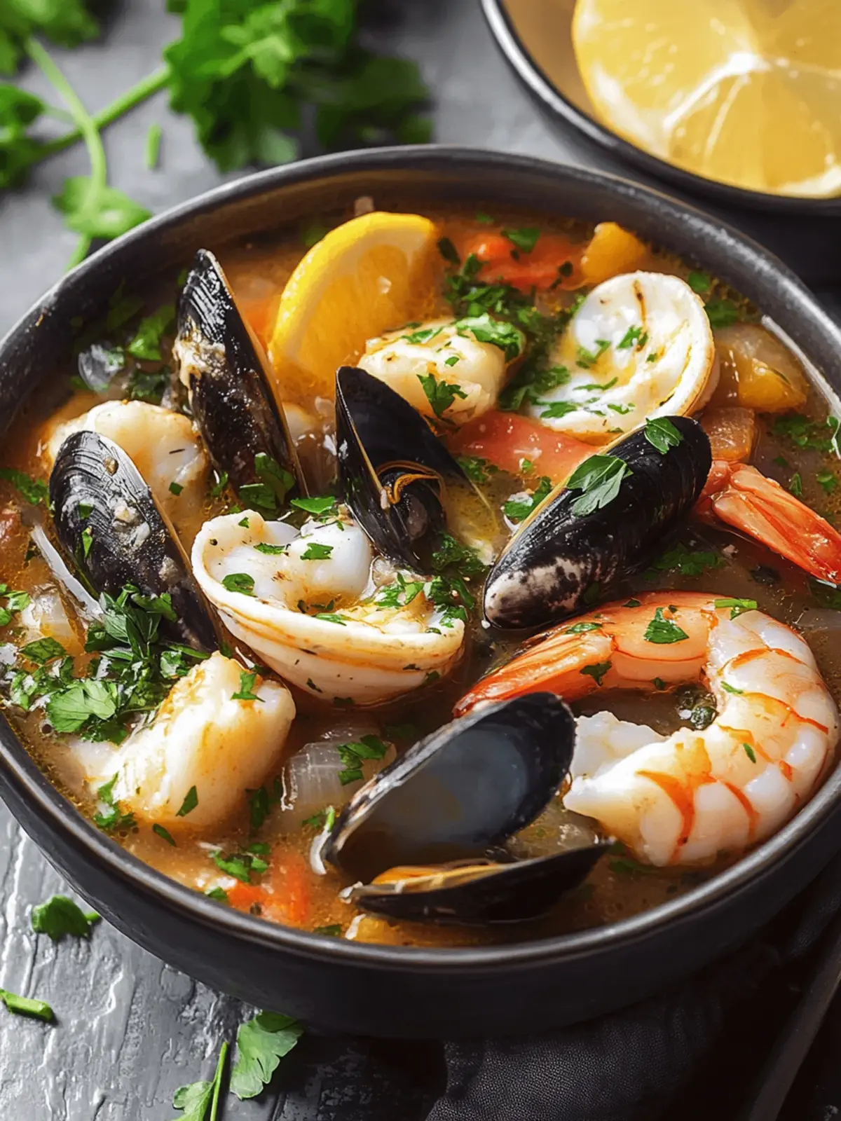 Delicious Chilean Paila Marina: Your Cozy Seafood Stew Adventure 3 Chilean Paila Marina (Seafood Stew)